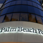 Image of the exterior of "The Palm Beach Post" building